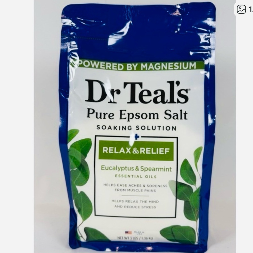 Dr Teal's Eucalyptus Epsom Salt 3LBS New